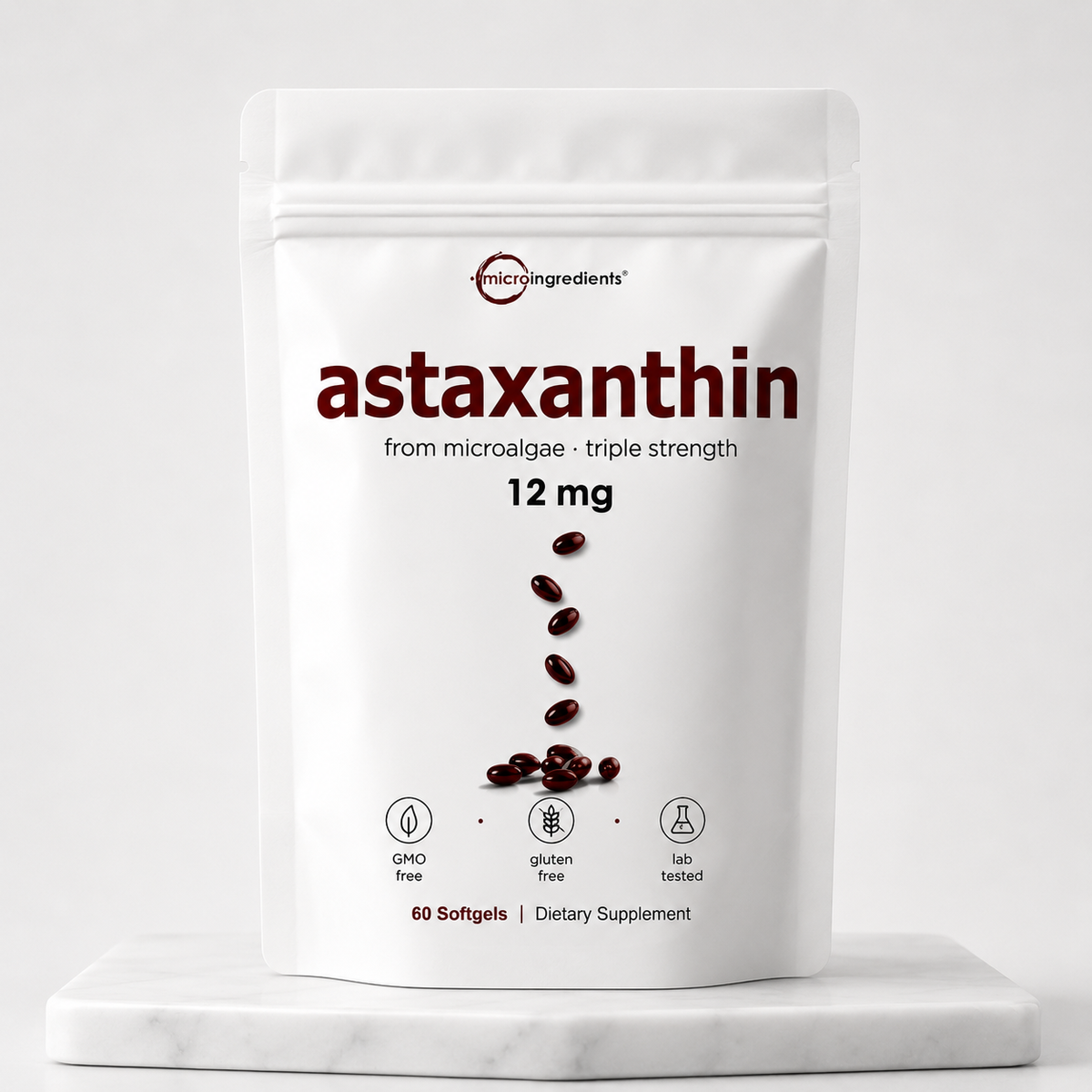 Astaxantina Microingredients 60 Capsulas