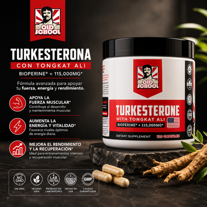 Turkesterone Old School Labs 120 Cápsulas